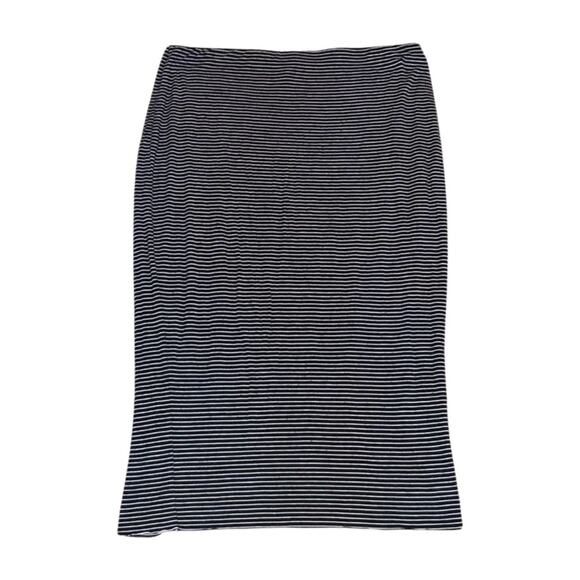 Vince Camuto Blue And White Striped Skirt Size S - Picture 1 of 3